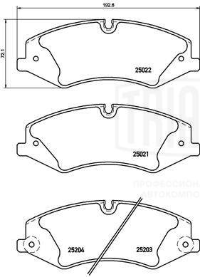 Brake Pad Set, disc brake