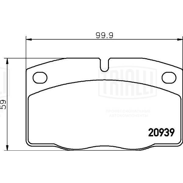 Brake Pad Set, disc brake (PF 4311)