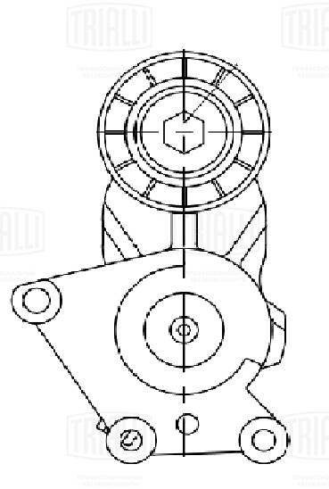Belt Tensioner, V-ribbed belt (CM 5275)