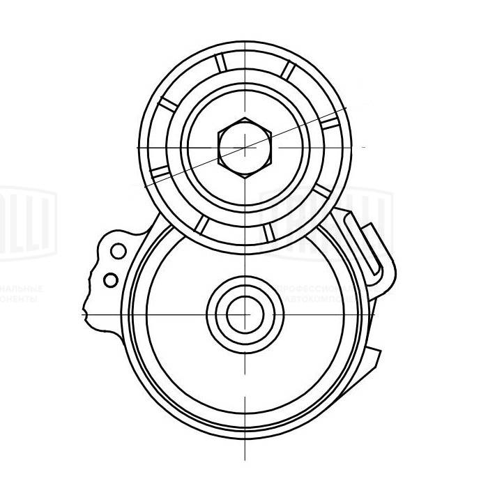 Deflection/Guide Pulley, V-ribbed belt