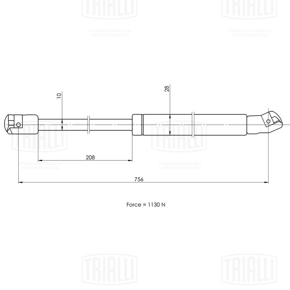 Gas Spring, boot/cargo area
