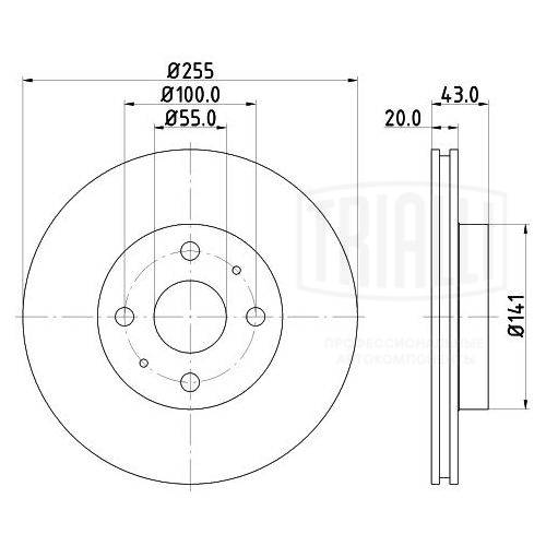 Brake Disc (DF 190206)