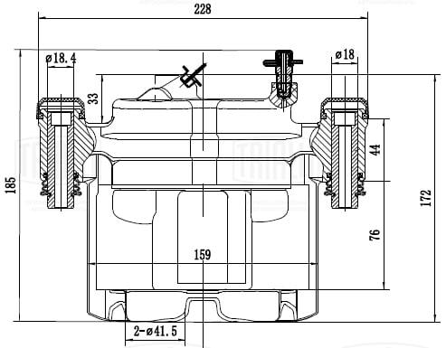 Brake Caliper (CF 162102)