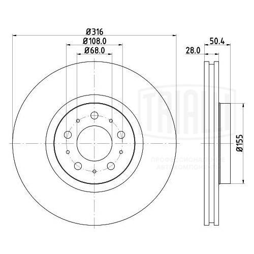 Brake Disc (DF 106119)