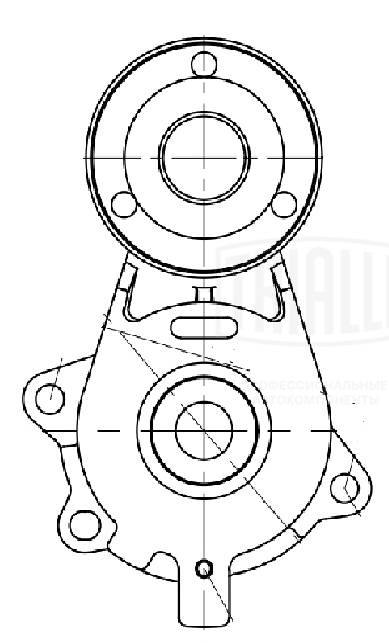 Belt Tensioner, V-ribbed belt (CM 5653)