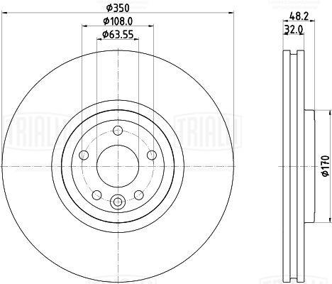 Brake Disc (DF 210220)
