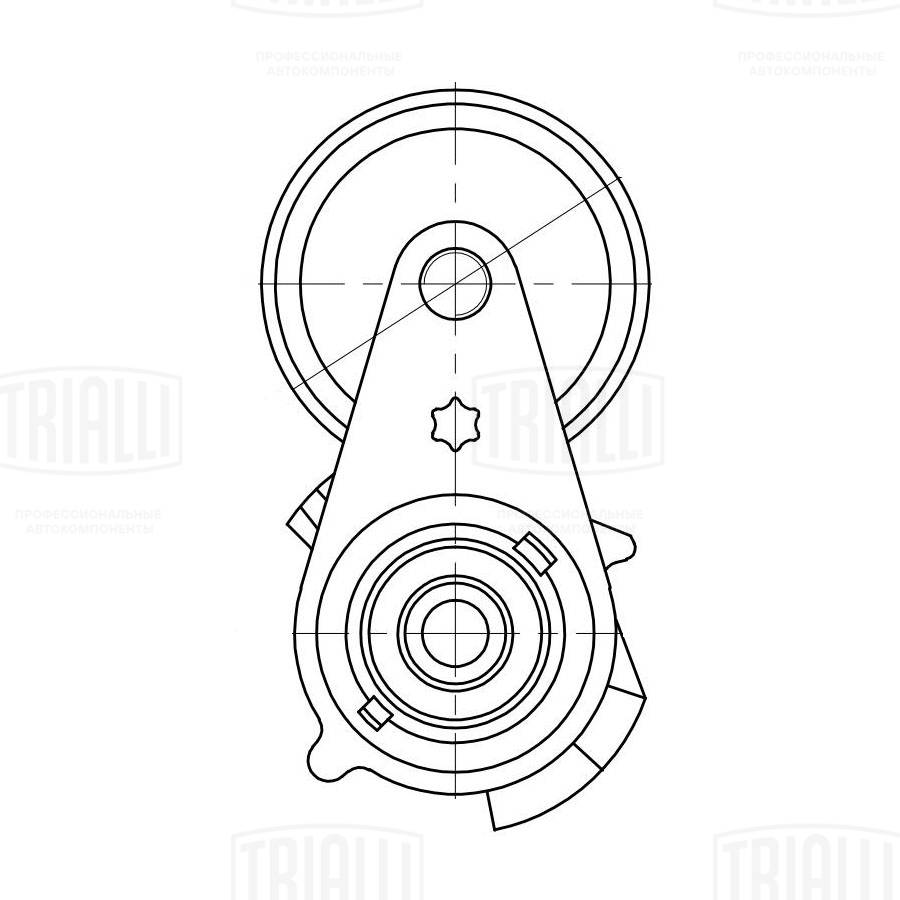 Deflection/Guide Pulley, V-ribbed belt