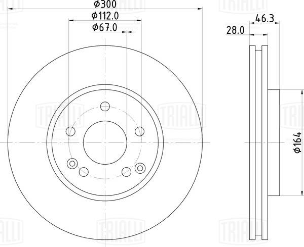 Brake Disc (DF 261514)