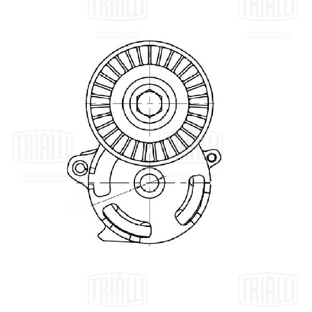 Deflection/Guide Pulley, V-ribbed belt