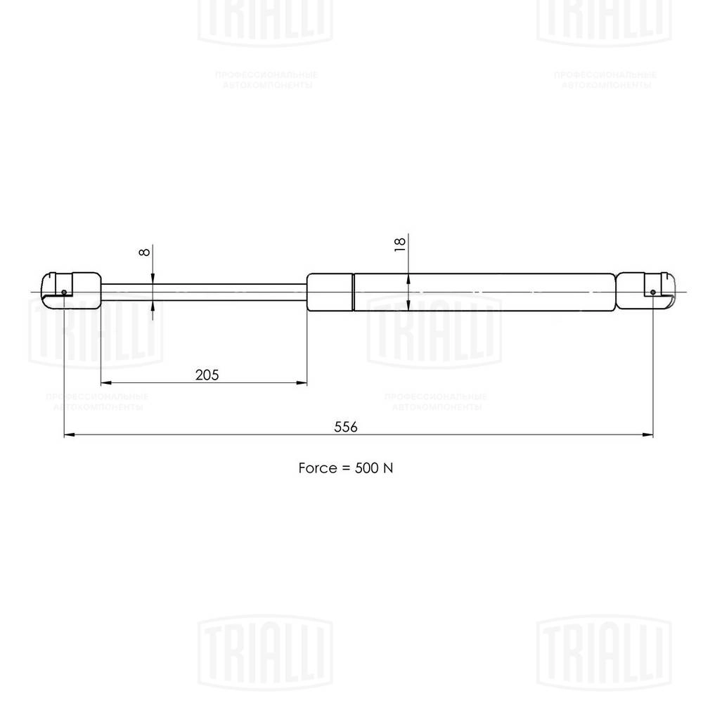 Gas Spring, boot/cargo area