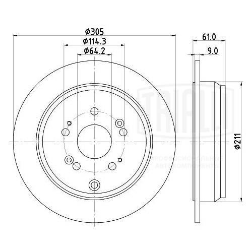 Brake Disc (DF 230116)