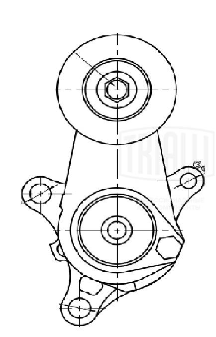Belt Tensioner, V-ribbed belt (CM 5506)