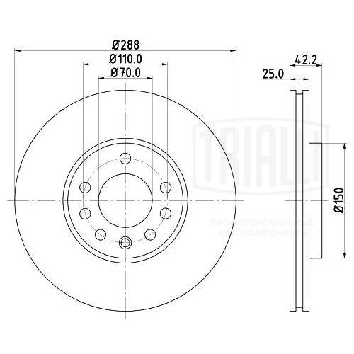 Brake Disc (DF 210211)