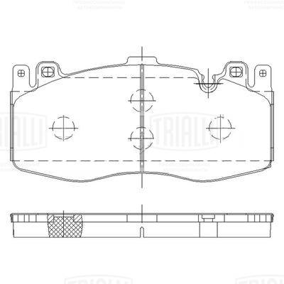 Brake Pad Set, disc brake (PF 4248)