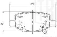 Brake Pad Set, disc brake (PF 4130)