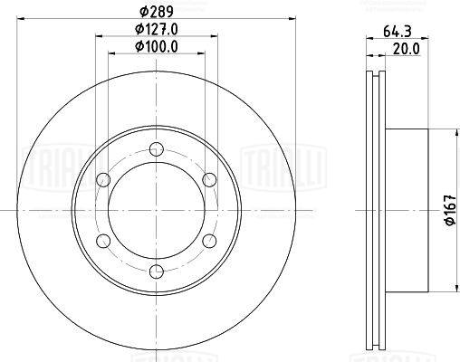 Brake Disc (DF 117410)