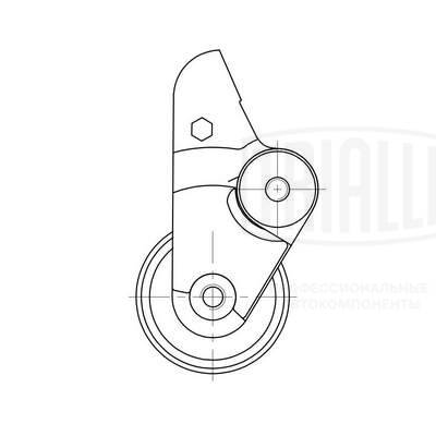 Tensioner Pulley, timing belt (CM 6053)