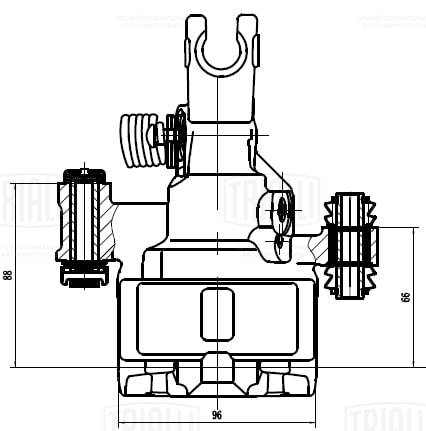 Brake Caliper (CF 012118)