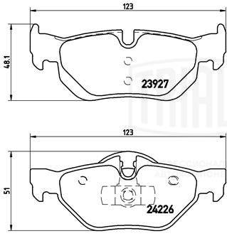 Brake Pad Set, disc brake (PF 4014)