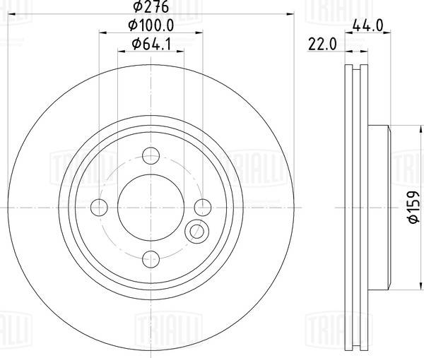 Brake Disc (DF 150003)