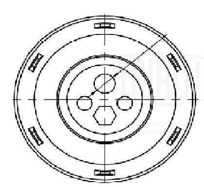 Deflection/Guide Pulley, timing belt (CM 6143)