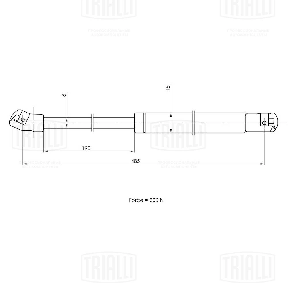 Gas Spring, boot/cargo area