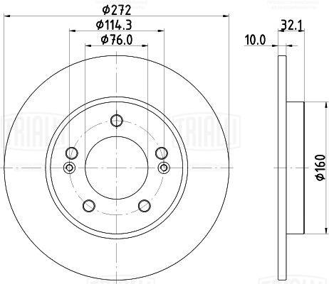 Brake Disc (DF 084408)