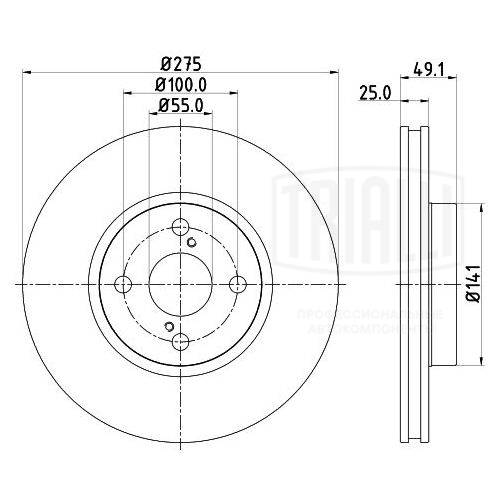 Brake Disc (DF 190104)