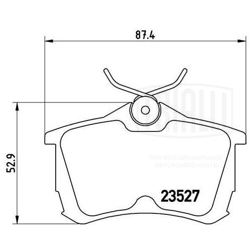 Brake Pad Set, disc brake (PF 4030)