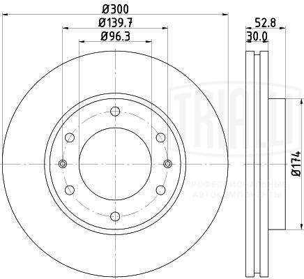 Brake Disc (DF 084211)