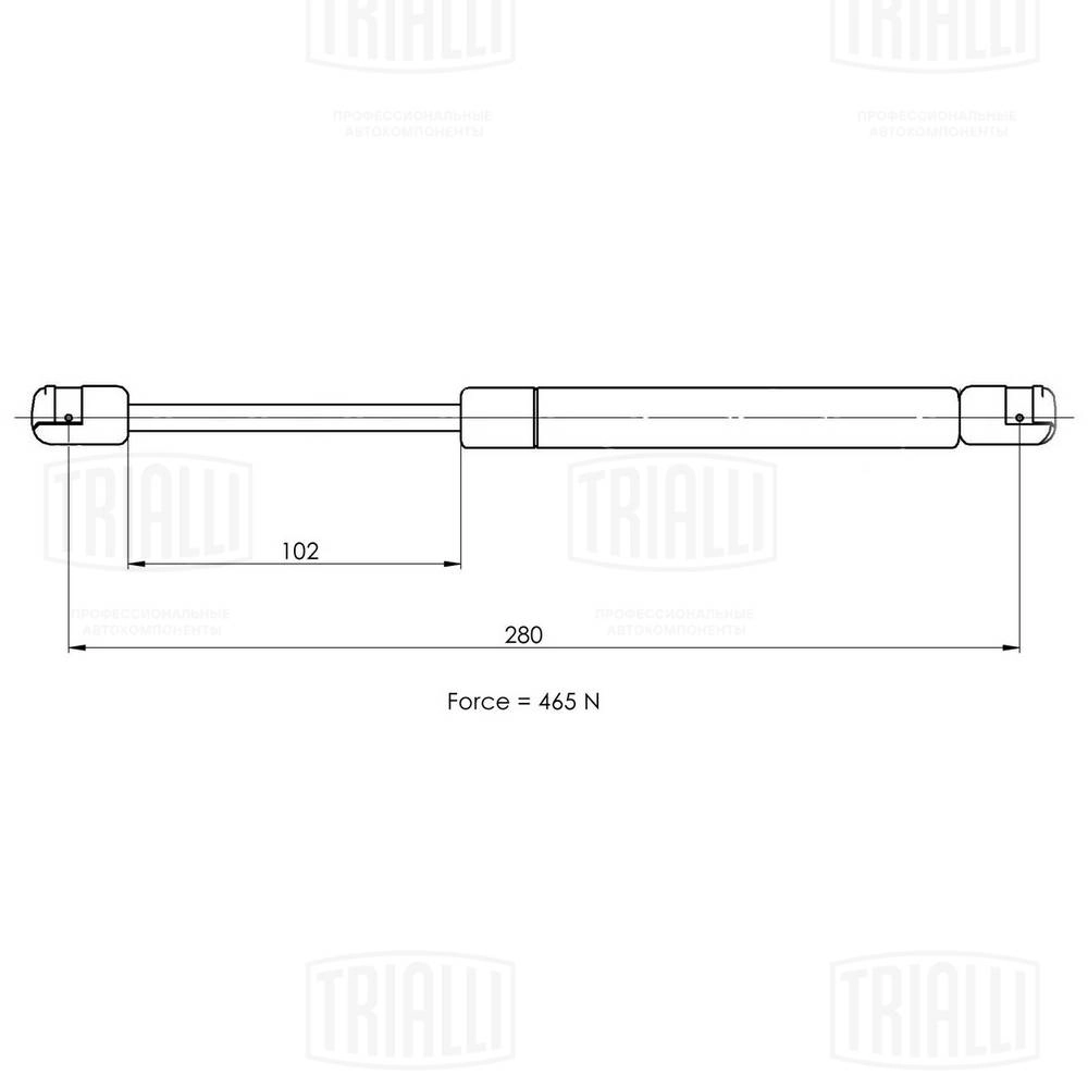 Gas Spring, boot/cargo area