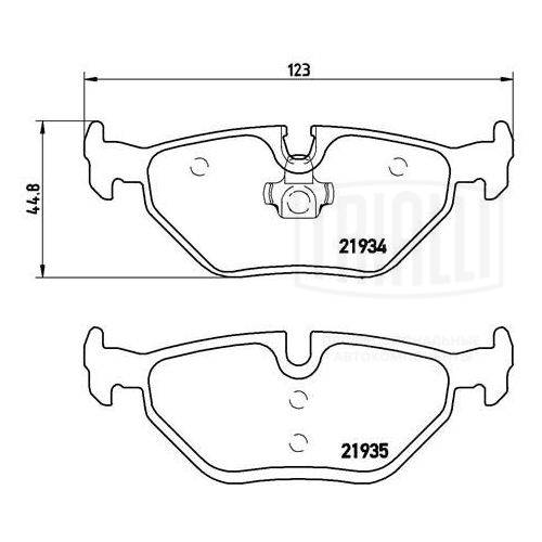 Brake Pad Set, disc brake (PF 4092)