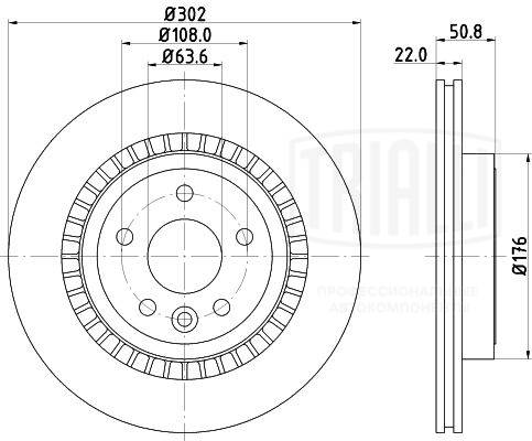 Brake Disc (DF 106116)