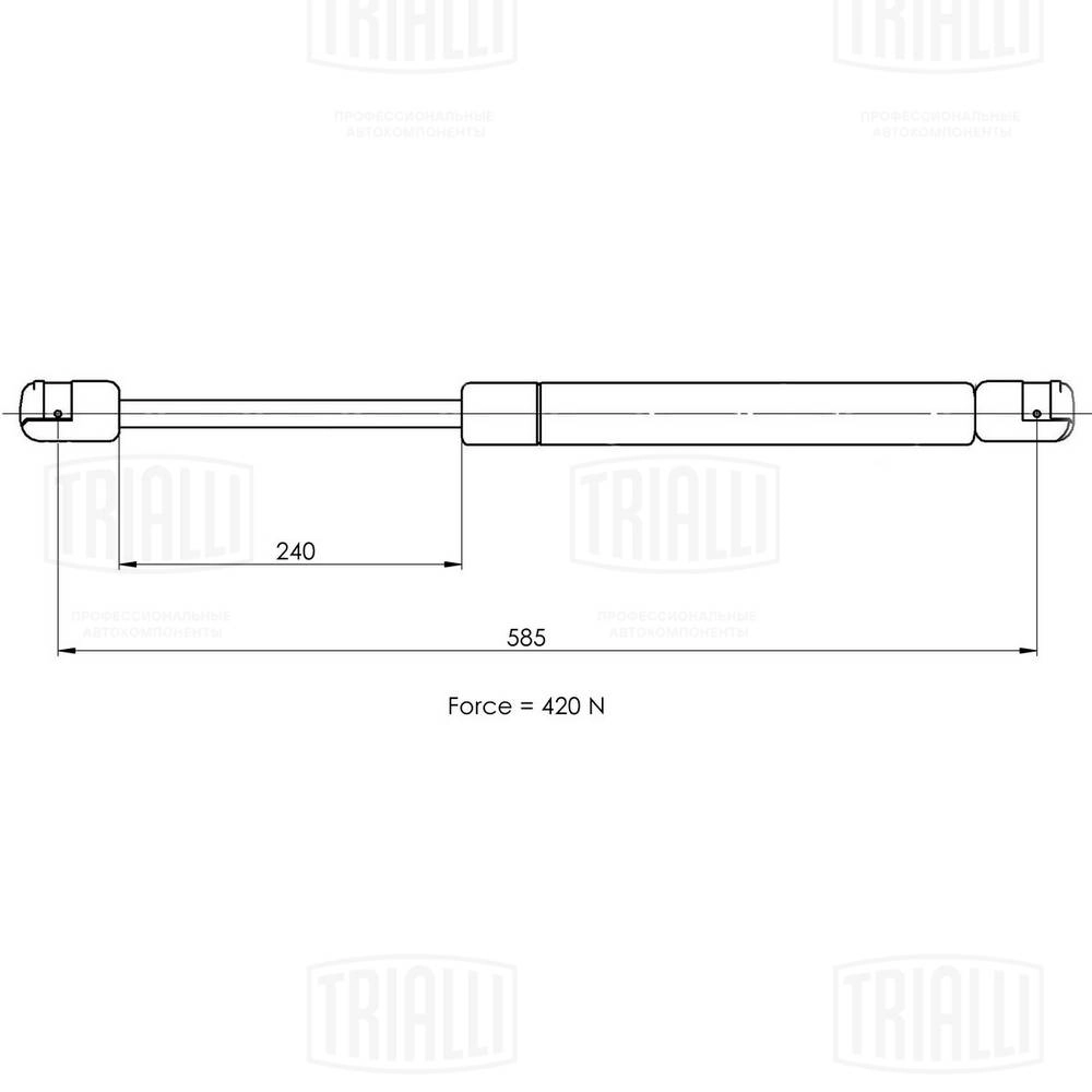 Gas Spring, boot/cargo area