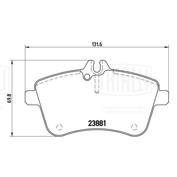 Brake Pad Set, disc brake (PF 4271)