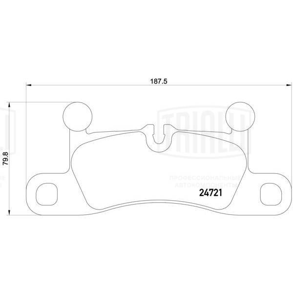 Brake Pad Set, disc brake (PF 4123)