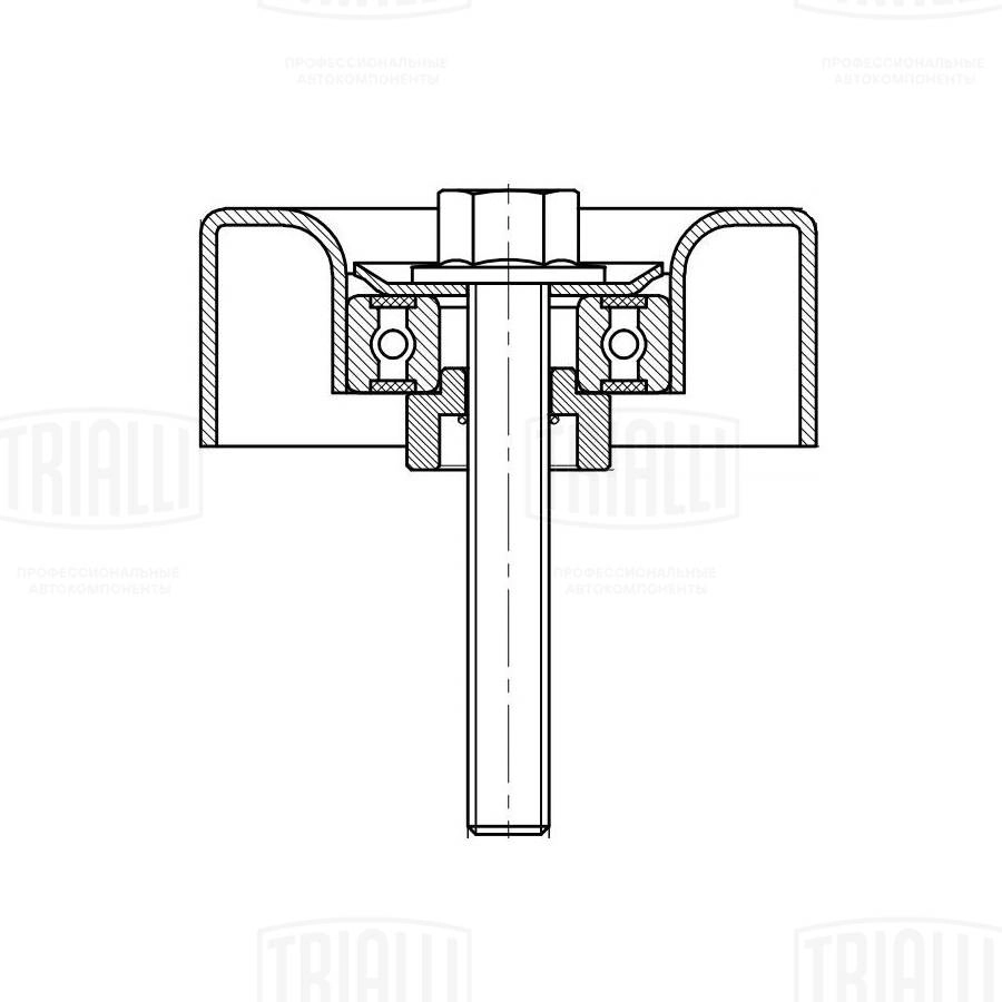 Deflection/Guide Pulley, V-ribbed belt