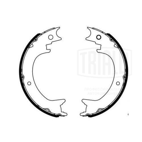 Brake Shoe Set, parking brake (GF 4665)