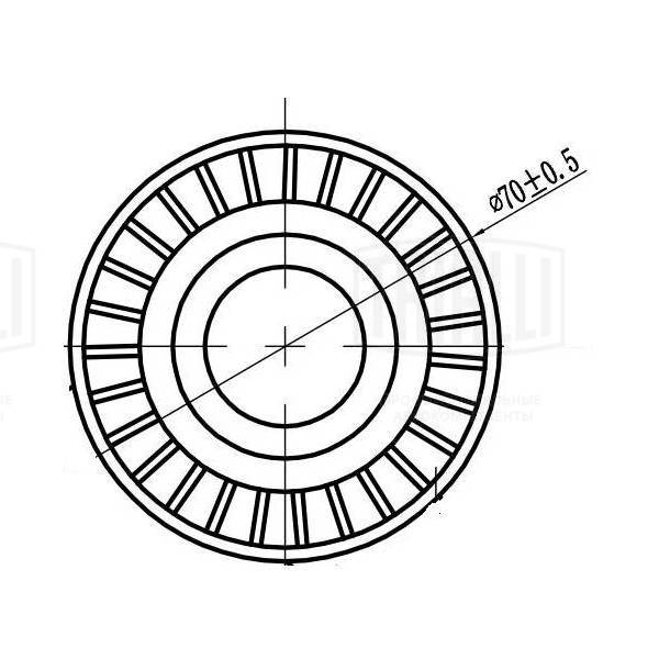 Belt Tensioner, V-ribbed belt (CM 5612)