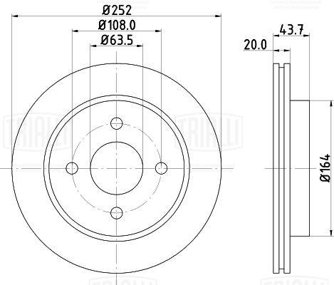 Brake Disc (DF 170120)