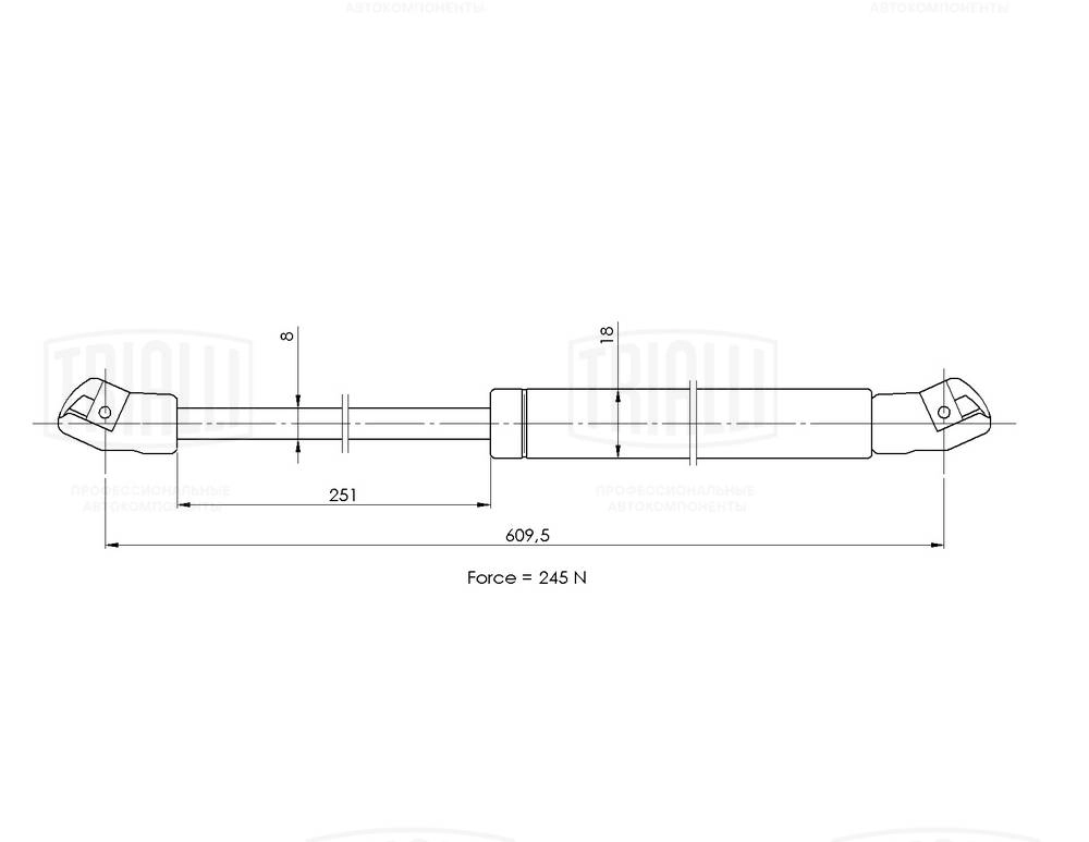 Gas Spring, boot/cargo area
