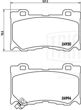 Brake Pad Set, disc brake