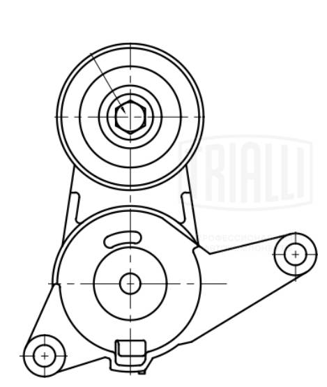 Belt Tensioner, V-ribbed belt (CM 5446)