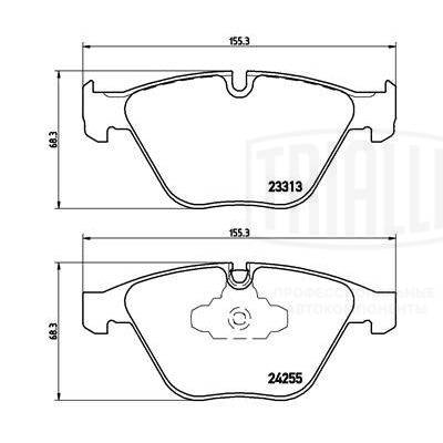 Brake Pad Set, disc brake (PF 4183)