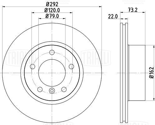 Brake Disc (DF 261509)