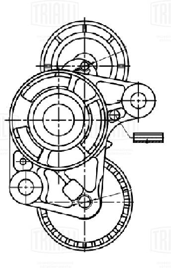 Belt Tensioner, V-ribbed belt (CM 3017)