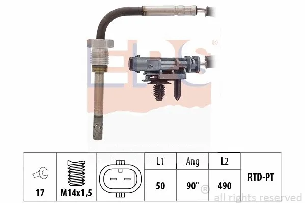 Sensor, exhaust gas temperature (EPS-1220 356)