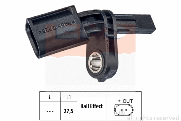 Sensor, wheel speed (EPS-1960 006)