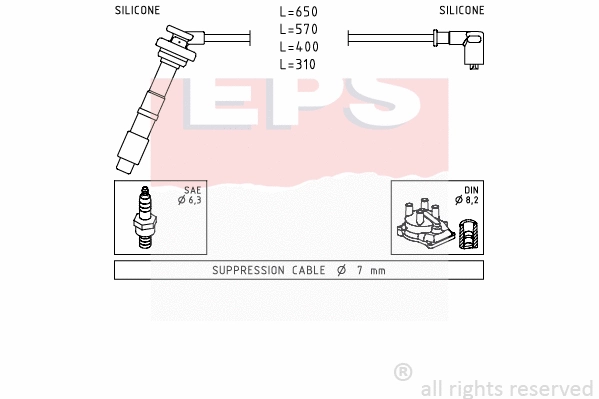 Ignition Cable Kit (EPS-1501 658)