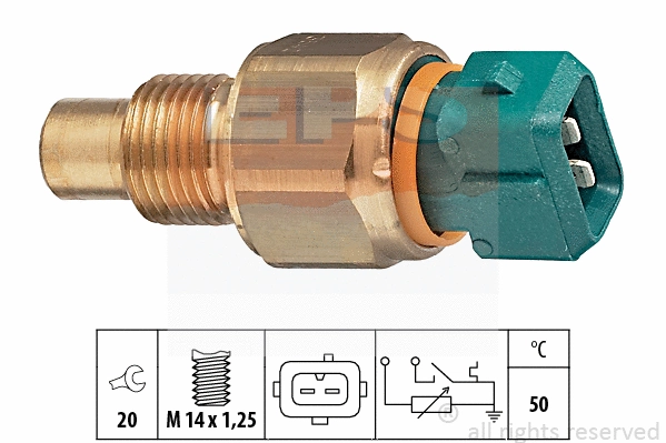 Sensor, coolant temperature (EPS-1830 542)